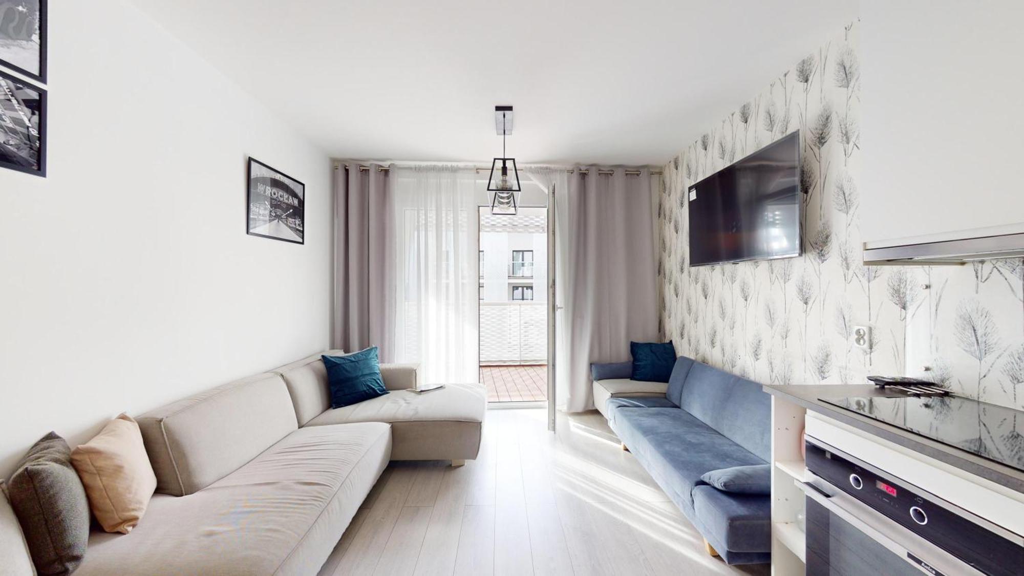 Family House By The River Odra -Panoramic Terrace - 3Room Apartment With 2 Separate Bedrooms And 2 Balconies By Wroapart-Pl- Perfect For Family & Business Stays Wrocław Eksteriør bilde