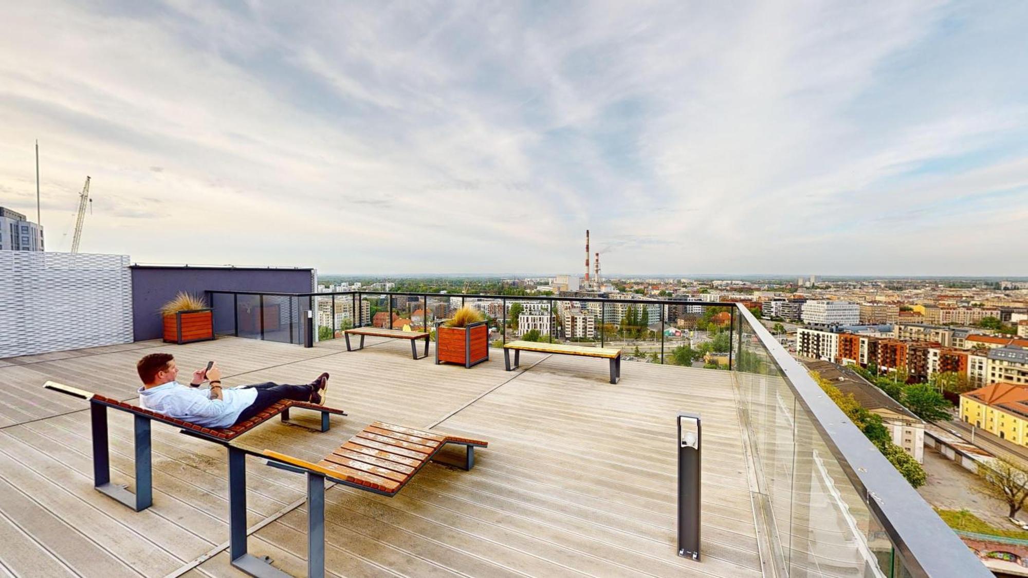 Family House By The River Odra -Panoramic Terrace - 3Room Apartment With 2 Separate Bedrooms And 2 Balconies By Wroapart-Pl- Perfect For Family & Business Stays Wrocław Eksteriør bilde